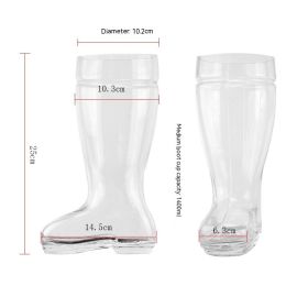 750ml1400ml2450ml Creative Boots Beer Steins (Option: Transparent-1400ml)