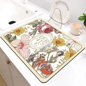 Kitchen Household Dining Table Table Wash-free Mat (Option: Hoonroen Buddha Dawn-5080cm)