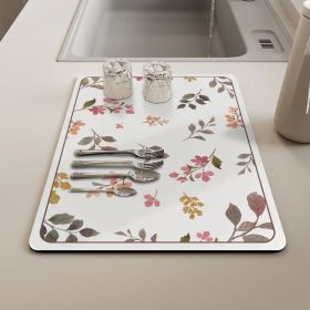Kitchen Household Dining Table Table Wash-free Mat (Option: Sweet Garden-4060cm)